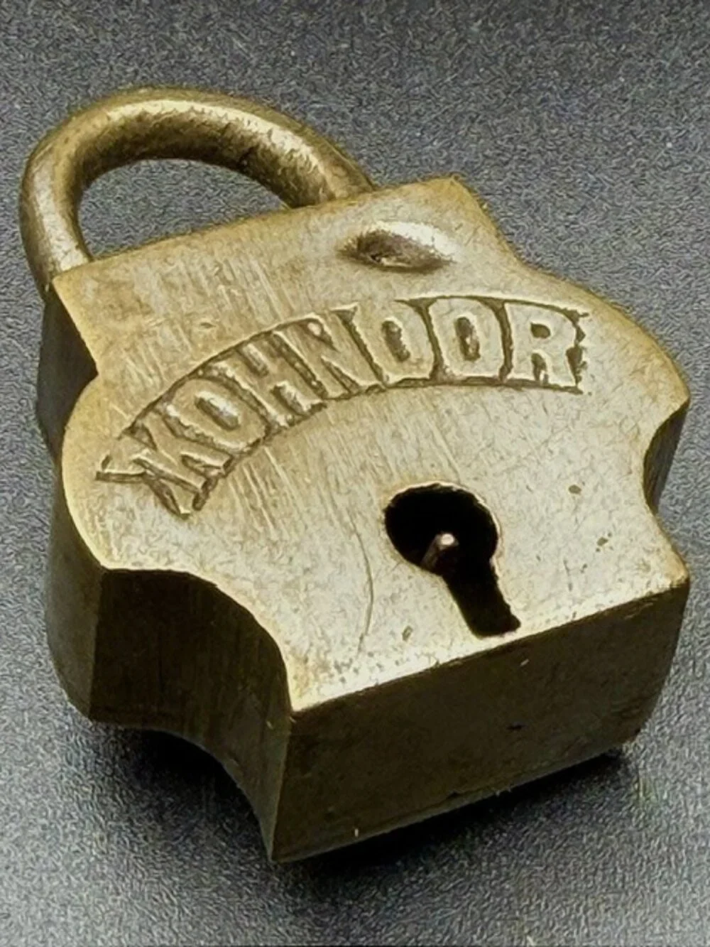 Vintage Rare Small KOHNOOR Lock Padlock No Key India 1960s